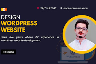create a modern and responsive wordpress website