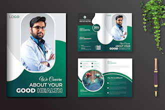 do company profile, catalog, bi fold brochure design