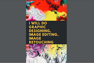 do graphic designing ,image editing, image retouching, logo design