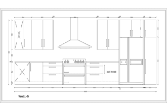 design your kitchen cabinet,custom design and closet in cad