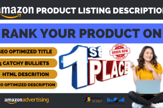 write persuasive fba amazon listing SEO product description