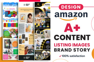 design premium amazon a plus content ebc and listing images