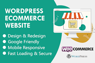 create wordpress ecommerce website