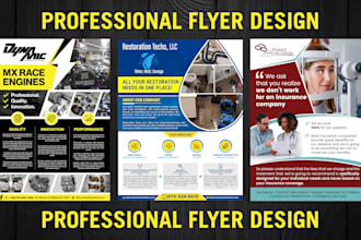 do professional flyer, postcard and poster design
