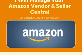 manage amazon vendor central account and seller central account manager