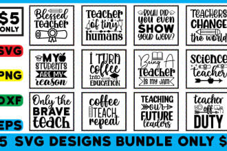 do creative, svg, cut files, vector, png, and bundle designs for etsy