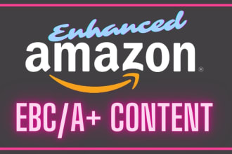 design professional amazon a plus content or ebc