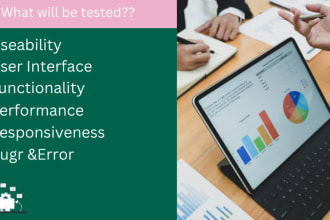 test your website, software or mobile app in 24hrs