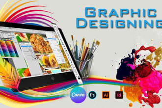 design anything in canva, adobe photoshop, illustrator