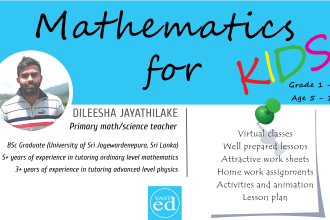 teach primary mathematics and science for kids