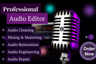 do cleaning, editing, fixing, and mastering your audio files in audacity