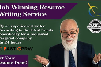provide you professional resume writing services and cover letter