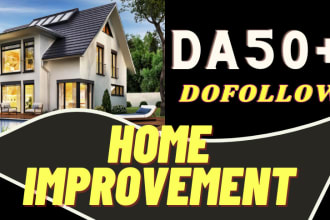 guest post on da 40 DR 50 home improvement blogs