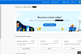 create and approved your walmart seller central account