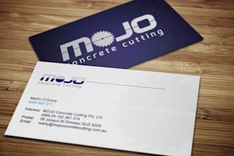 design a simple and unique business card