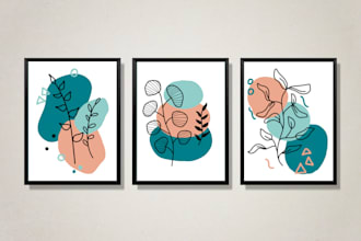 design printable wall art and digital wall art