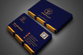 design professional business card with two concepts
