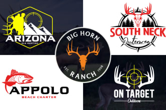 do perfect hunting fishing or outdoor brand logo