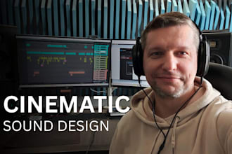 create cinematic sound design for your video or trailer