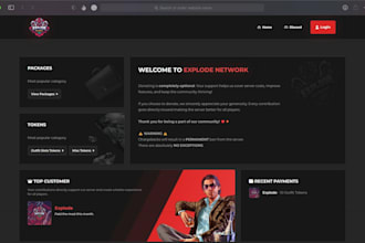 make a tebex store for your game server