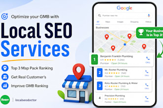 do local SEO service to improve your gmb ranking on google maps 3 pack