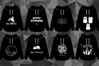 design a mindblowing hoodie design, signboard, mug, canvas