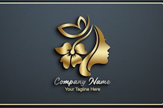 do cosmetic, beauty, fashion, spa and esthetics logo for you