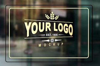 design a door logo with copyright