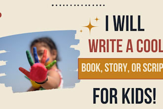 write a fun and creative book or script for kids
