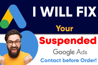 fix google ads adwords suspension on appeal