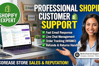 your shopify virtual assistant for customer service and order tracking