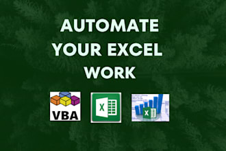 do excel vba, macro and dashboards
