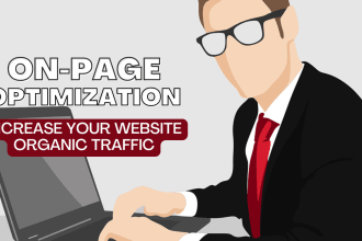 do on page SEO optimization to increase website organic traffic