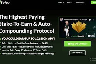 create auto staking and rebasing protocol like titano, safuu 2
