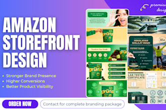 design amazon brand store optimize amazon storefront design listing images