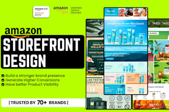 design amazon brand store optimize amazon storefront design listing images