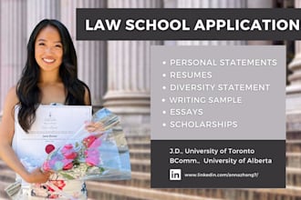 edit your law school personal statement and application