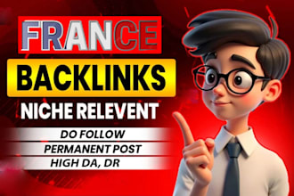create high quality franch local da dofollaw backlinks france link building
