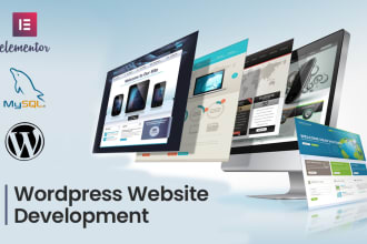 install wordpress and make one page website