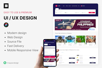 do responsive website mobile app design design ui app design