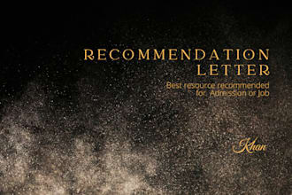revamp and proofread your recommendation or reference letter