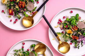 do professional food photography with recipe