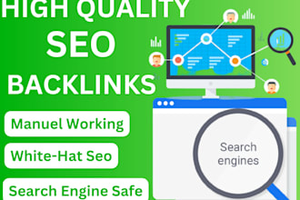 submit up to 100 high quality, contextual backlinks manualy