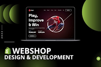 create an ecommerce webshop for your business