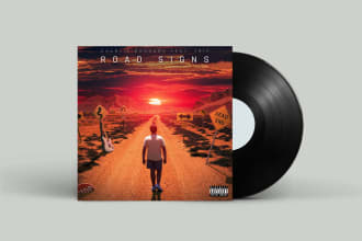 design professional album cover or single cover art