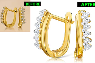 do high end jewelry image retouching and product photo editing