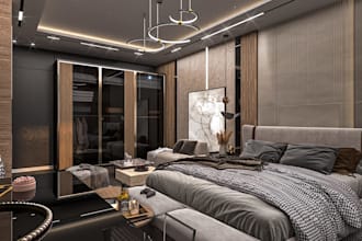 design your interior room and high 3d realistic renderings