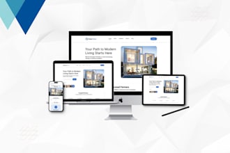 design your professional real estate website in wordpress expert services
