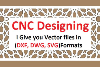 convert images into vector files in dxf format for cnc