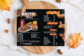 do food menu, restaurant menu, and price list